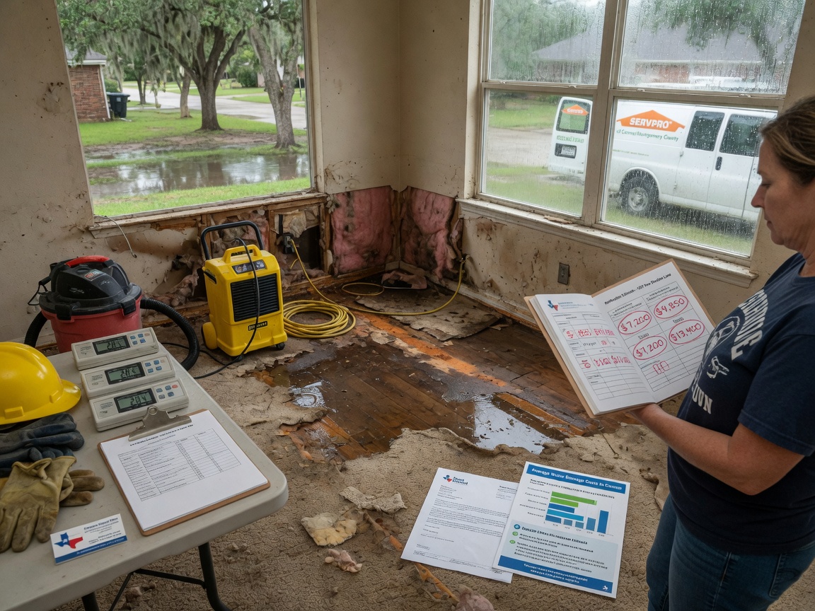 How Much Does Water Damage Restoration Cost in Conroe, TX? A Homeowner's Price Guide