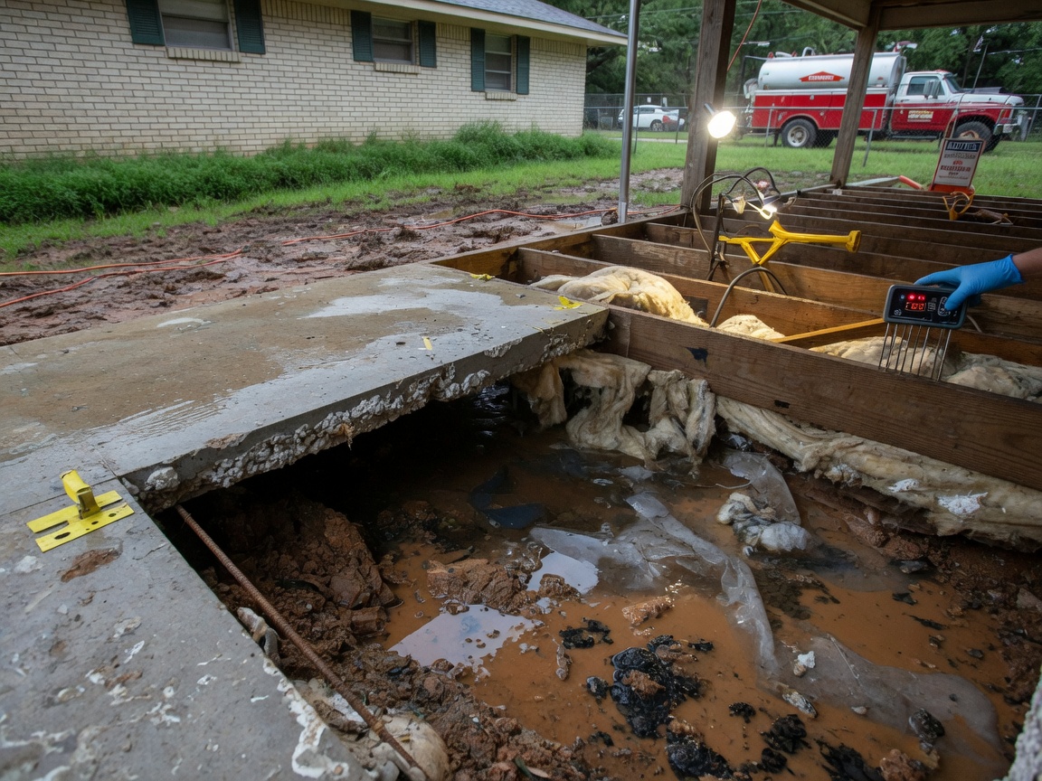 Slab Foundation Homes in Conroe: Why Water Damage Under the Floor Is Harder to Catch