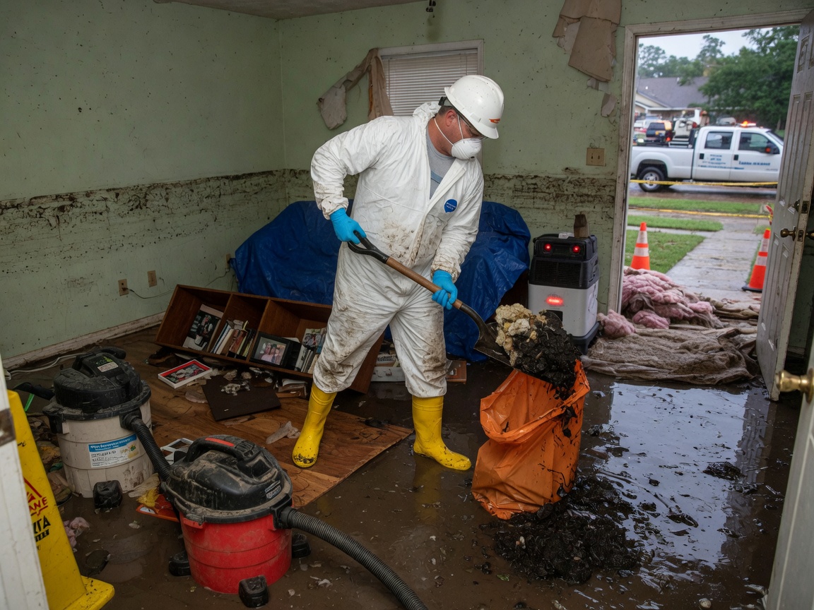 Water Damage Restoration in Willis